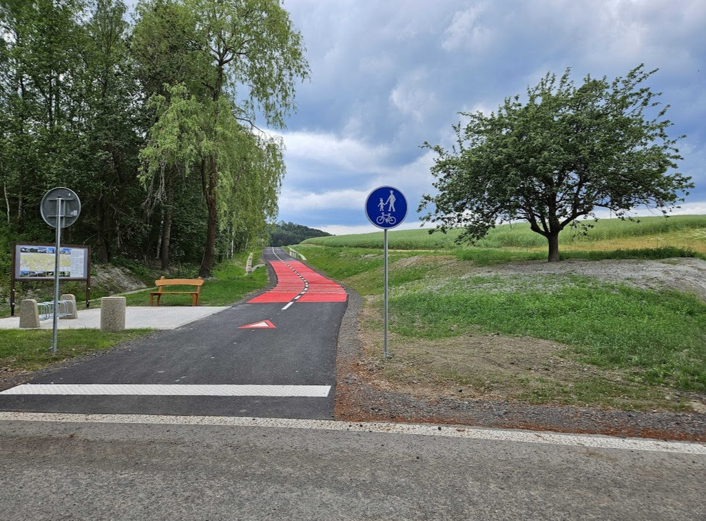 Na cyklotrase 8 v Libereckém kraj byl dokončen další úsek cyklostezky